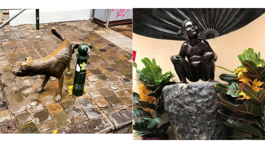 some iconic little statues