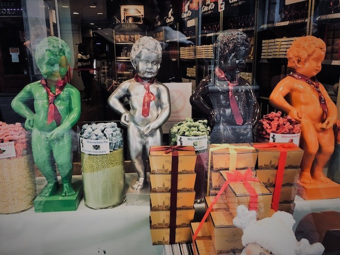 enjoy some Manneken Pis chocolates